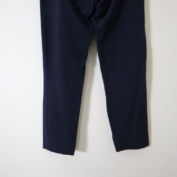 Eileen Fisher Size PP System Washable Crepe Slim Ankle Pant Navy Blue - Picture 10 of 10